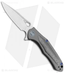 WE Knife Co. Vapor Frame Lock Knife Gray Ti/Carbon Fiber (2.95" SW) 804D