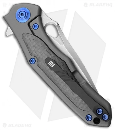 WE Knife Co. Vapor Frame Lock Knife Gray Ti/Carbon Fiber (2.95" SW) 804D 3 WE Knife Co. Vapor Frame Lock Knife Gray Ti/Carbon Fiber (2.95" SW) 804D - Image 3