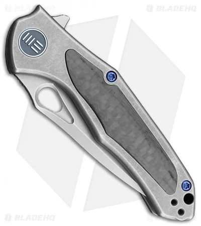 WE Knife Co. Vapor Frame Lock Knife SW Ti/Carbon Fiber (2.95" Stonewash) 804F 2 WE Knife Co. Vapor Frame Lock Knife SW Ti/Carbon Fiber (2.95" Stonewash) 804F - Image 2