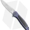 WE Knife Co. Wisp Frame Lock Knife Blue Ti/Carbon Fiber (3.2" Satin) 805B