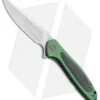 WE Knife Co. Wisp Frame Lock Knife Green Ti/Carbon Fiber (3.2" Satin) 805D