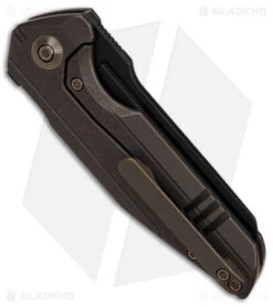 WE Knife Co. StarHawk Frame Lock Knife Bronze Titanium (2.8" Black SW) WE21017-2 -We Knife Co. We knife Co Starhawk FLK Bronze TI 2in Black SW BHQ 151714 td side