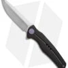 WE Knife Co. 601 Frame Lock Knife Black Titanium (3.75" Satin)
