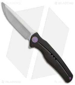 WE Knife Co. 601 Frame Lock Knife Black Titanium (3.75" Satin)