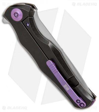 WE Knife Co. 601 Frame Lock Knife Black Titanium (3.75" Satin) 3 WE Knife Co. 601 Frame Lock Knife Black Titanium (3.75" Satin) - Image 3