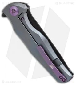 WE Knife Co. 601 Frame Lock Knife Blue Titanium (3.75" Black SW) 5 WE Knife Co. 601 Frame Lock Knife Blue Titanium (3.75" Black SW) -We Knife Co. we knife co 601 blue black sw 601 blue black BHQ 36106 er side