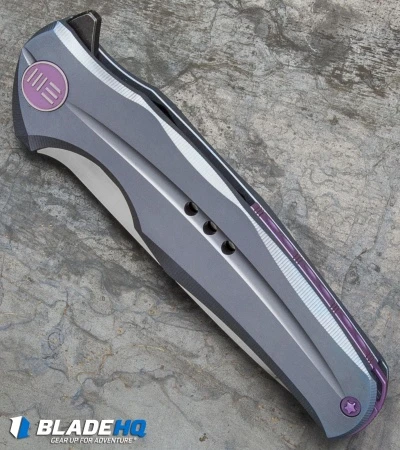 WE Knife Co. 601 Frame Lock Knife Blue/Purple Titanium (3.75" Two-Tone) 2 WE Knife Co. 601 Frame Lock Knife Blue/Purple Titanium (3.75" Two-Tone) - Image 2