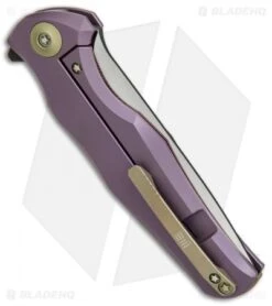 WE Knife Co. 601 Frame Lock Knife Purple Titanium (3.75" Two-Tone) 6 WE Knife Co. 601 Frame Lock Knife Purple Titanium (3.75" Two-Tone) -We Knife Co. we knife co 601 purple two tone 601 purple bronze hardware BHQ 37503 er side