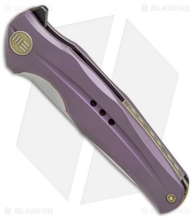 WE Knife Co. 601 Frame Lock Knife Purple Titanium (3.75" Two-Tone) 2 WE Knife Co. 601 Frame Lock Knife Purple Titanium (3.75" Two-Tone) - Image 2