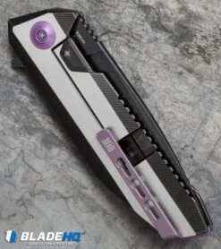 WE Knife Co. 602C Frame Lock Knife Two-Tone Titanium (3.6" Black SW) 5 WE Knife Co. 602C Frame Lock Knife Two-Tone Titanium (3.6" Black SW) -We Knife Co. we knife co 602 C two tone ti black sw BHQ 37776 er side