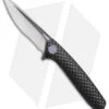 WE Knife Co. 604B Frame Lock Knife Black Titanium (3.8" Satin, Black)