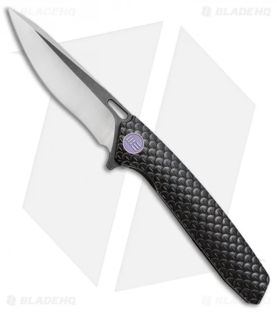 WE Knife Co. 604B Frame Lock Knife Black Titanium (3.8" Satin, Black) 1 WE Knife Co. 604B Frame Lock Knife Black Titanium (3.8" Satin, Black)