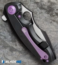 WE Knife Co. 605C Frame Lock Knife Black Titanium (3" Black, Satin) -We Knife Co. we knife co 605C black ti BHQ 37785 er side