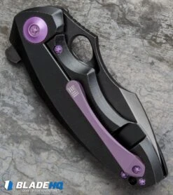 WE Knife Co. 605H Frame Lock Knife Black Titanium (3" Satin, Black) 5 WE Knife Co. 605H Frame Lock Knife Black Titanium (3" Satin, Black) -We Knife Co. we knife co 605H black ti BHQ 37790 er side