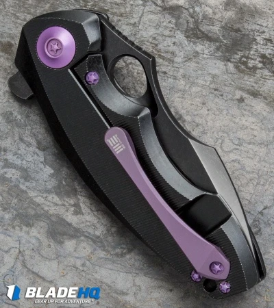 WE Knife Co. 605H Frame Lock Knife Black Titanium (3" Satin, Black) 3 WE Knife Co. 605H Frame Lock Knife Black Titanium (3" Satin, Black) - Image 3