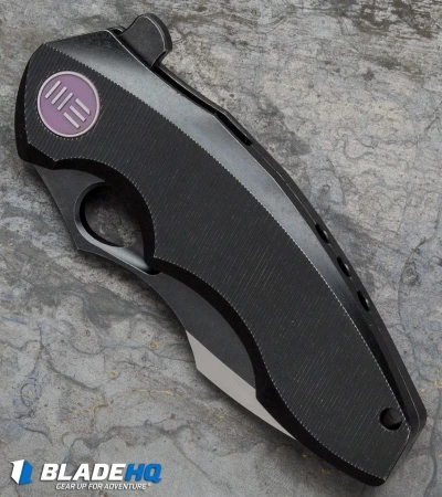 WE Knife Co. 605H Frame Lock Knife Black Titanium (3" Satin, Black) 2 WE Knife Co. 605H Frame Lock Knife Black Titanium (3" Satin, Black) - Image 2