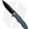 We Knife Co. 613A Frame Lock Knife Blue Titanium (4.2" Black)