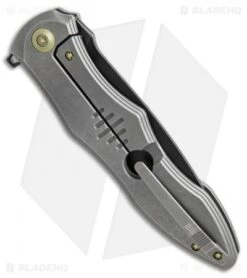 We Knife Co. 613E Frame Lock Knife Gray Titanium (4.25" Black) 5 We Knife Co. 613E Frame Lock Knife Gray Titanium (4.25" Black) -We Knife Co. we knife co 613E gray ti black BHQ 51335 er side