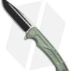 We Knife Co. 614C Frame Lock Knife Green Titanium (4.2" Black/Satin)
