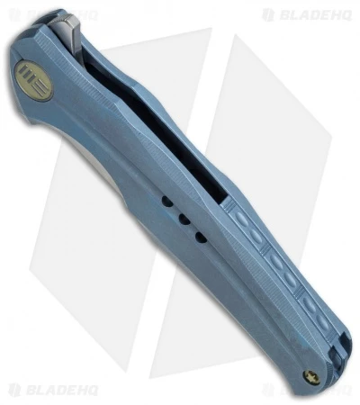 WE Knife Co. 601 Frame Lock Knife Blue Titanium (3.75" Satin) 2 WE Knife Co. 601 Frame Lock Knife Blue Titanium (3.75" Satin) - Image 2
