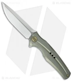WE Knife Co. 601 Frame Lock Knife Green Titanium (3.75" Satin)